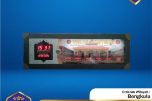 Pengiriman Jam Sholat Digital Masjid Provinsi Bengkulu