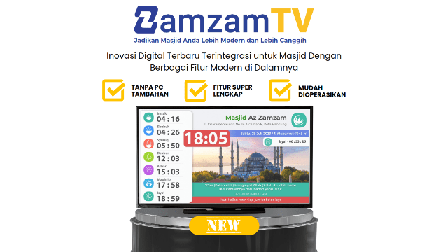 TV LED masjid, TV masjid