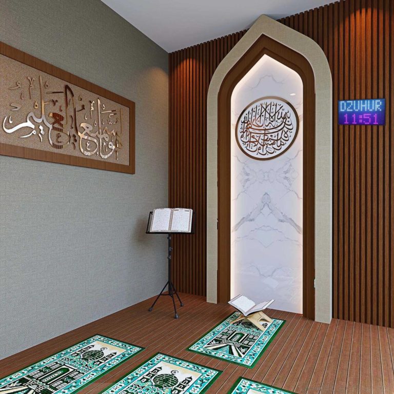 p10 mini mushola kayu